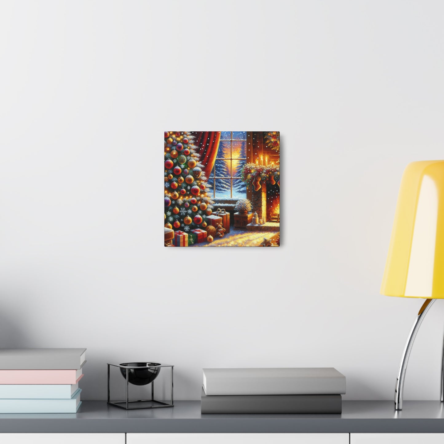 Christmas is coming von "Sebastian Delacroix"   -Canvas -Wandgemälde
