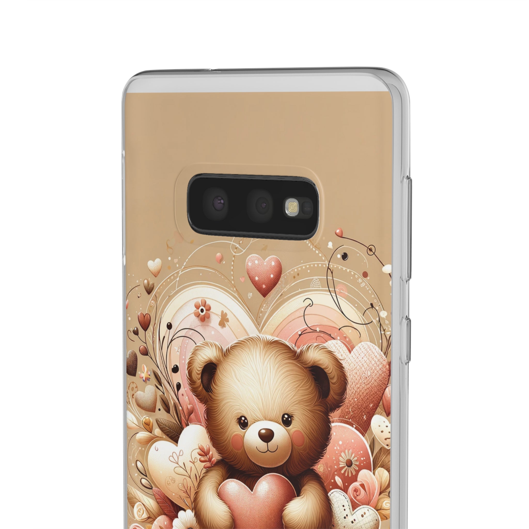 Herzenswärme: Niedlicher Teddybär mit Liebe Handy-Cover   -für verliebte und die es werden möchten