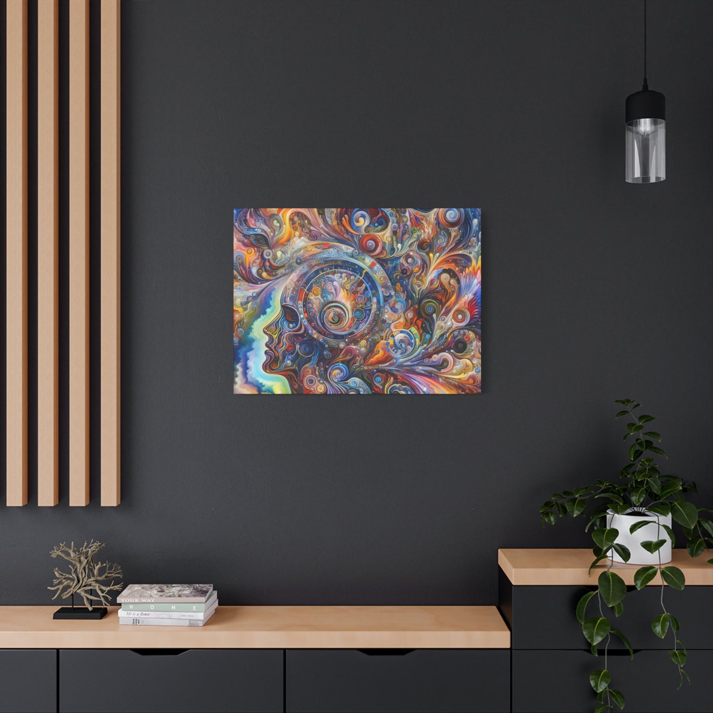 bunter Punk vonTheodore Vanborough Bloomfield     -Canvas
