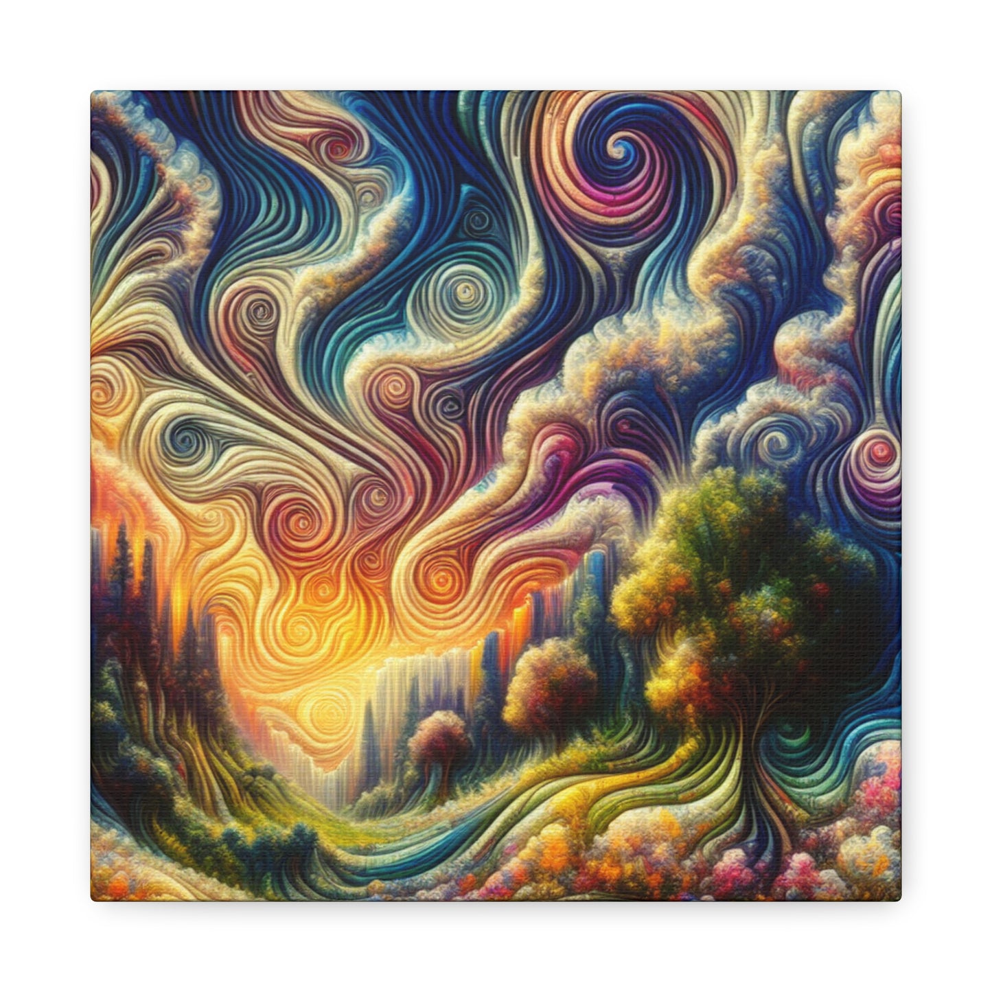 bebender Himmel von Edgar Bellefontaine    -Canvas -Wandgemälde