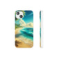Strandparadies Handy Cover - Für iPhone & Samsung, Tauche ein in die Wellen - Die Inspiration für einen baldigen Urlaub