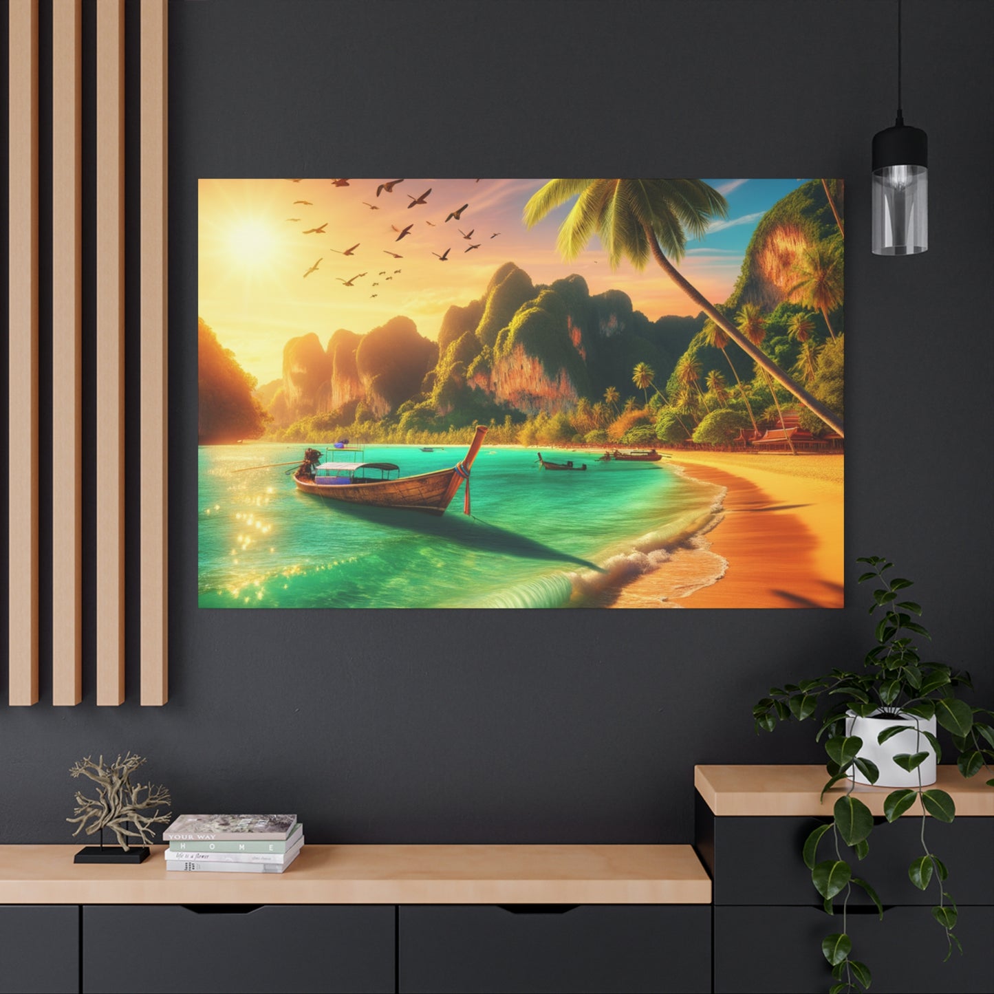Entdecke die Schönheit Thailands: Atemberaubende Strand- und Meereslandschaften für dein Zuhause       - Canvas  - Wandbild