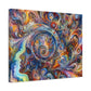 bunter Punk vonTheodore Vanborough Bloomfield     -Canvas