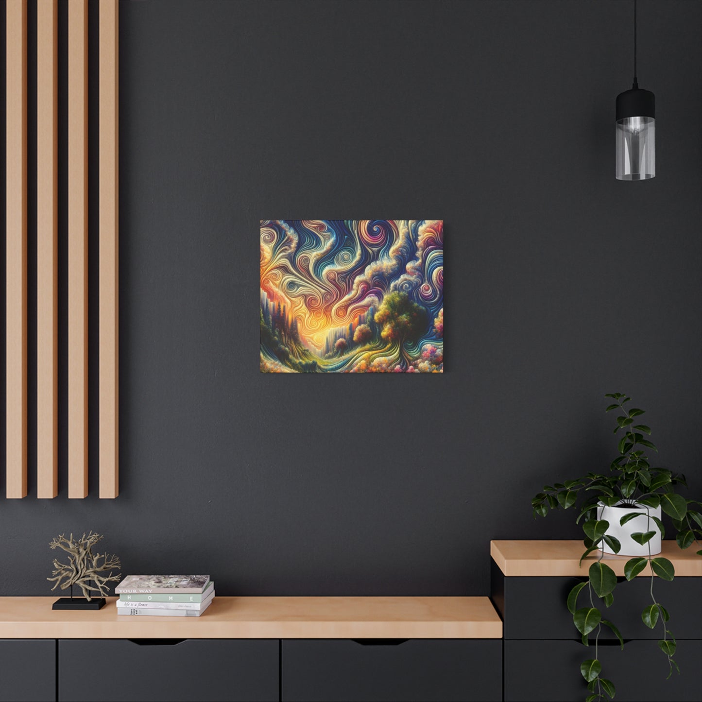 bebender Himmel von Edgar Bellefontaine    -Canvas -Wandgemälde