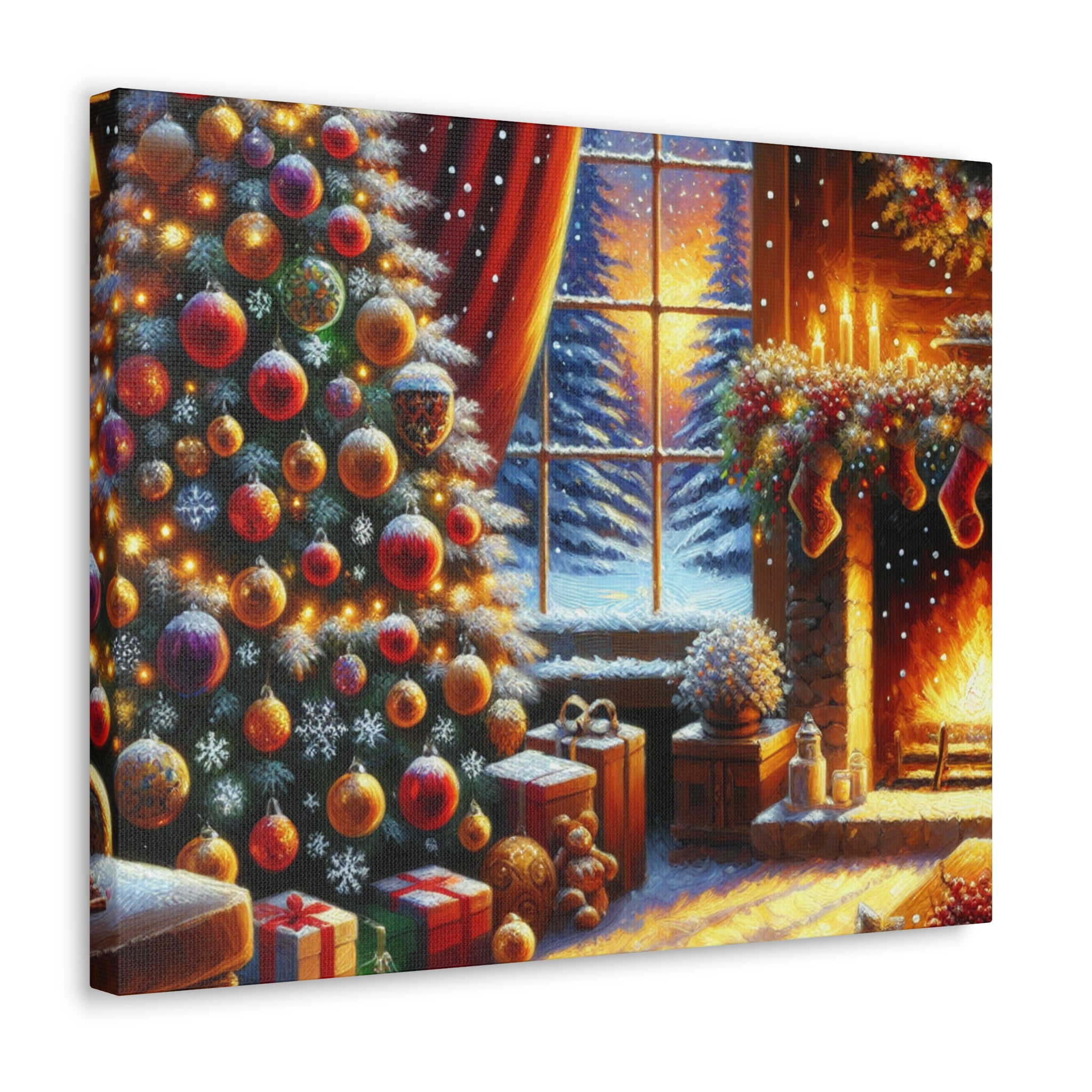 Christmas is coming von "Sebastian Delacroix"   -Canvas -Wandgemälde