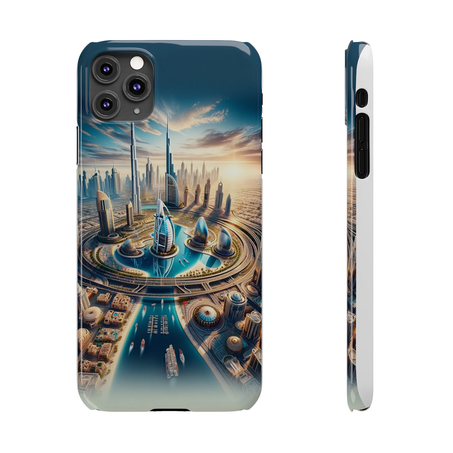 Dubai Dreams: Dein Handy-Cover in luxuriösem Glanz mit dem Design der Wahrzeichen Dubais wie z.B. Burj Khalifa oder dem Burj al Arab!