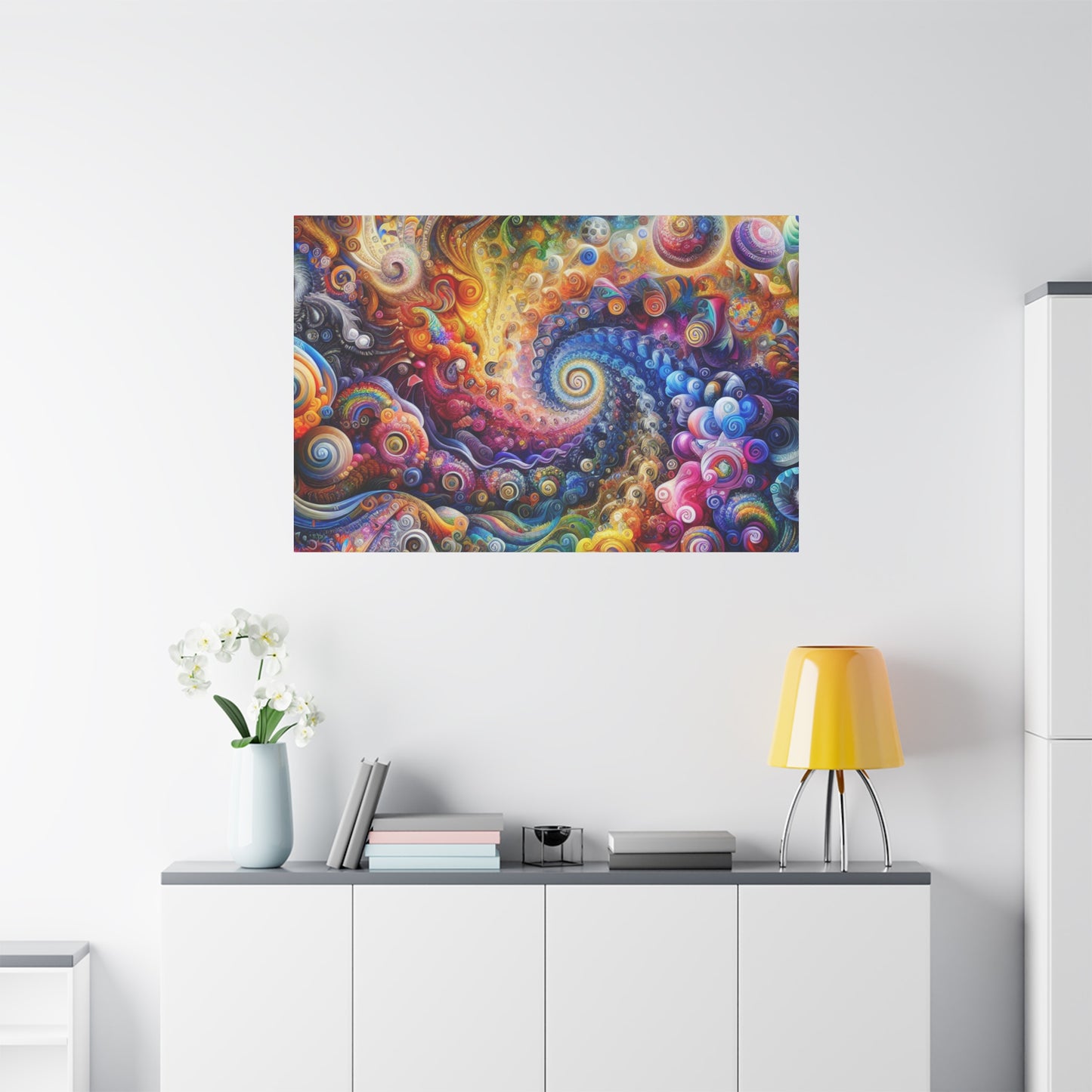 Farbenfrohe Blasen von Theodore Belleview Collection -Canvas -Wandgemälde