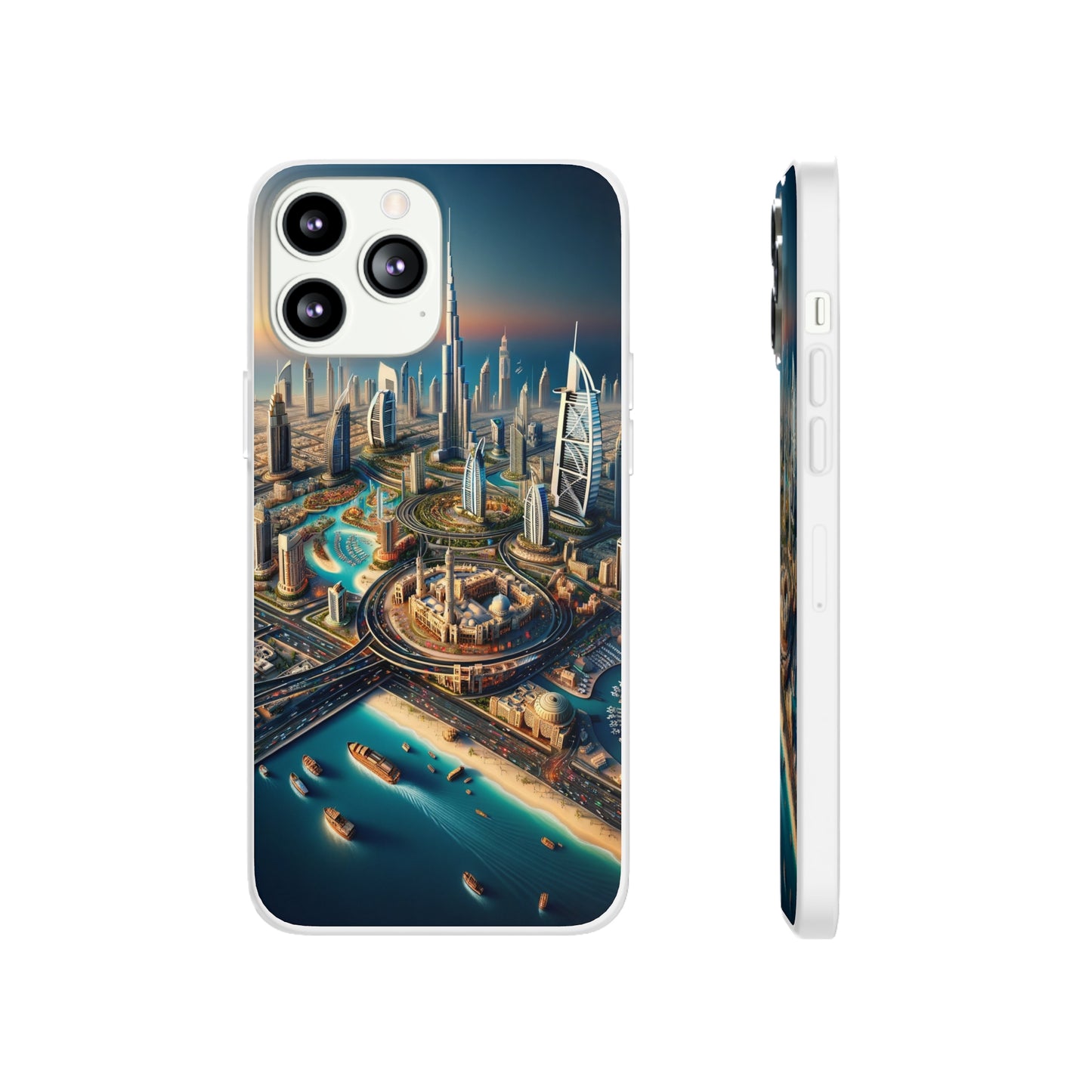 Dubai Dreams: Dein Handy-Cover in luxuriösem Glanz mit dem Design der Wahrzeichen Dubais wie z.B. Burj Khalifa oder dem Burj al Arab!