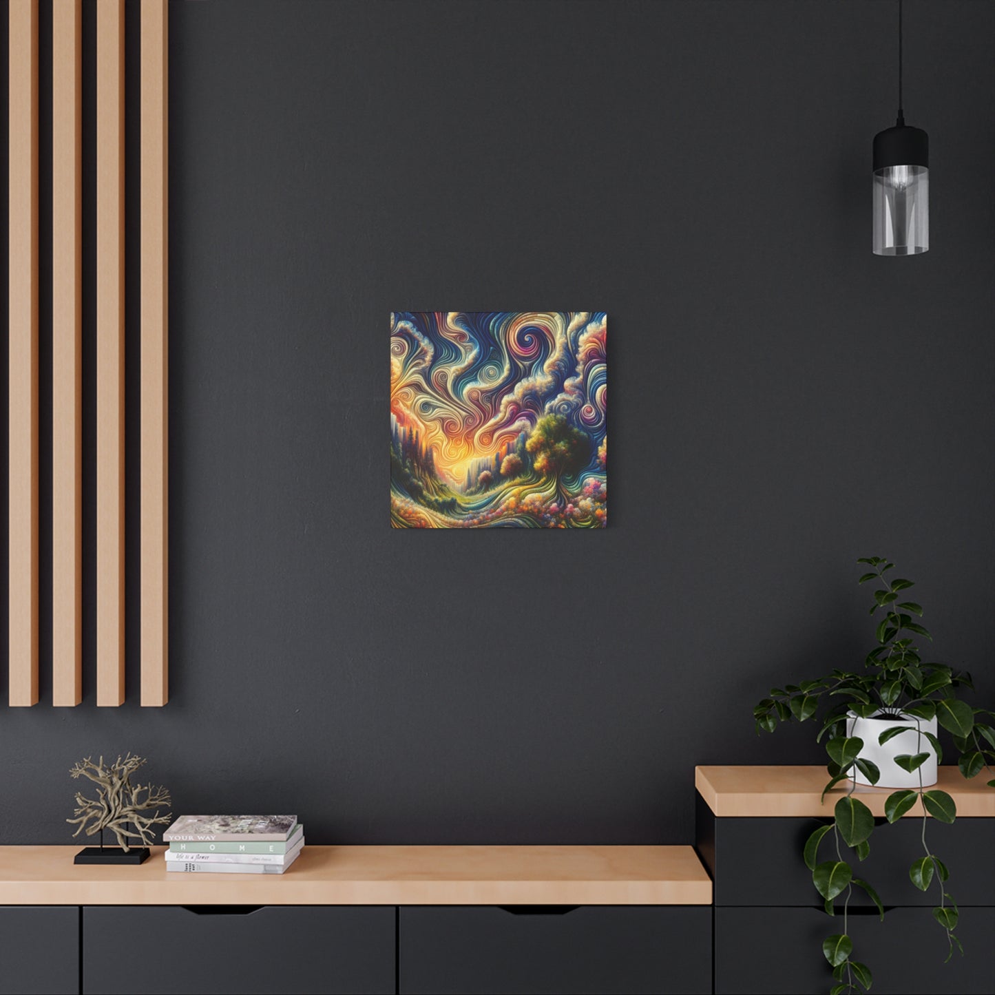 bebender Himmel von Edgar Bellefontaine    -Canvas -Wandgemälde