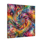 Bunte Spirale von Alabaster Fenton Fields    -Canvas -Wandgemälde