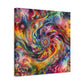 Bunte Spirale von Alabaster Fenton Fields    -Canvas -Wandgemälde