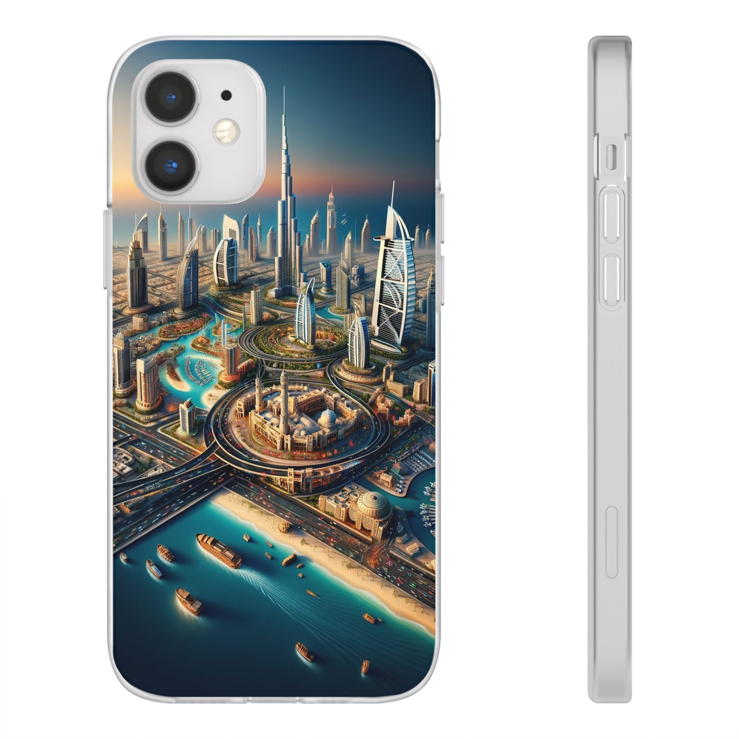 Dubai Dreams: Dein Handy-Cover in luxuriösem Glanz mit dem Design der Wahrzeichen Dubais wie z.B. Burj Khalifa oder dem Burj al Arab!
