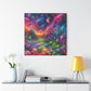 Wandgemälde von Theodore Auburnbrush   -Canvas-   -Trippy Painting-