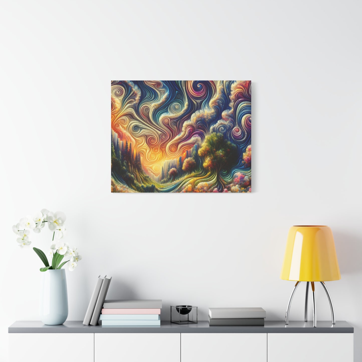 bebender Himmel von Edgar Bellefontaine    -Canvas -Wandgemälde