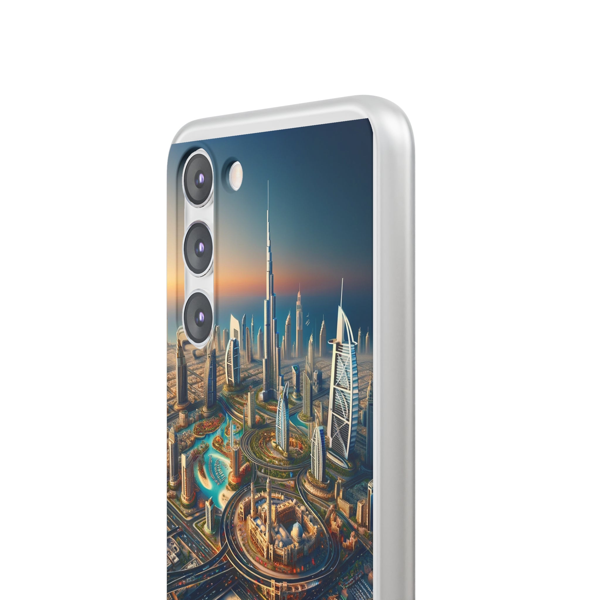 Dubai Dreams: Dein Handy-Cover in luxuriösem Glanz mit dem Design der Wahrzeichen Dubais wie z.B. Burj Khalifa oder dem Burj al Arab!